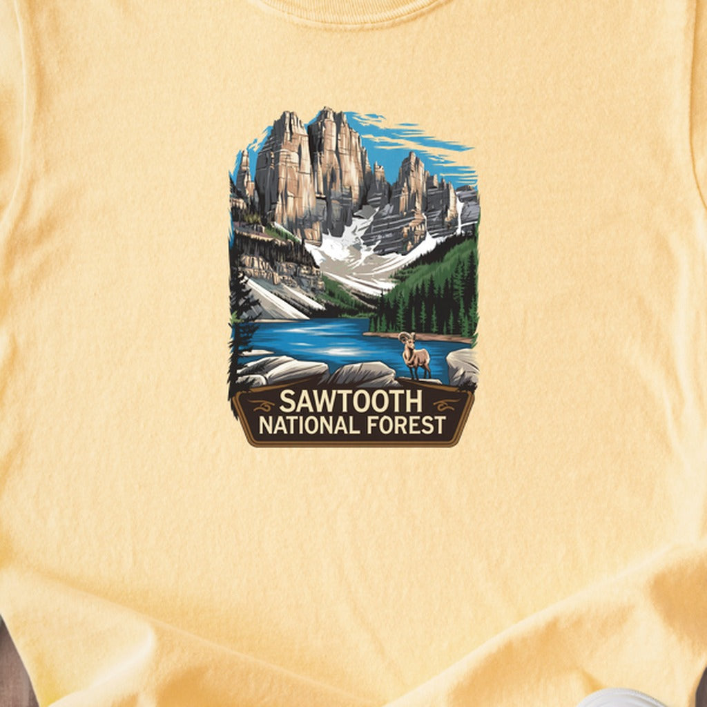 Sawtooth National Forest Kids Cotton T-Shirt