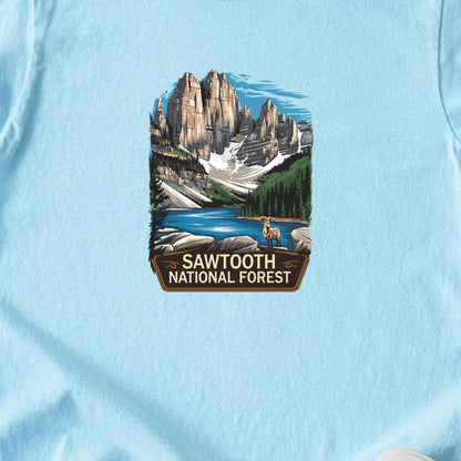 Sawtooth National Forest Kids Cotton T-Shirt