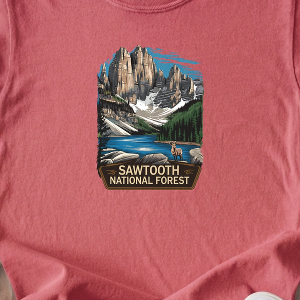 Sawtooth National Forest Kids Cotton T-Shirt