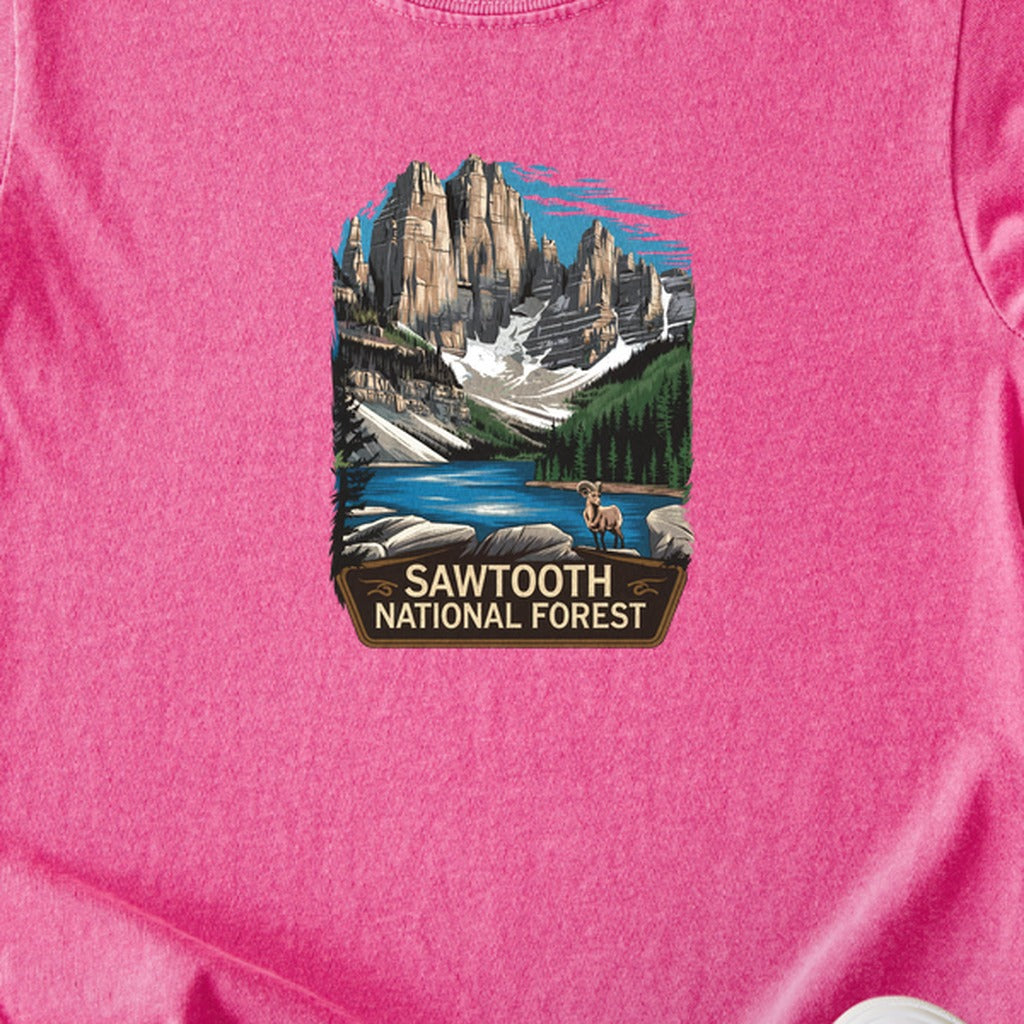 Sawtooth National Forest Kids Cotton T-Shirt