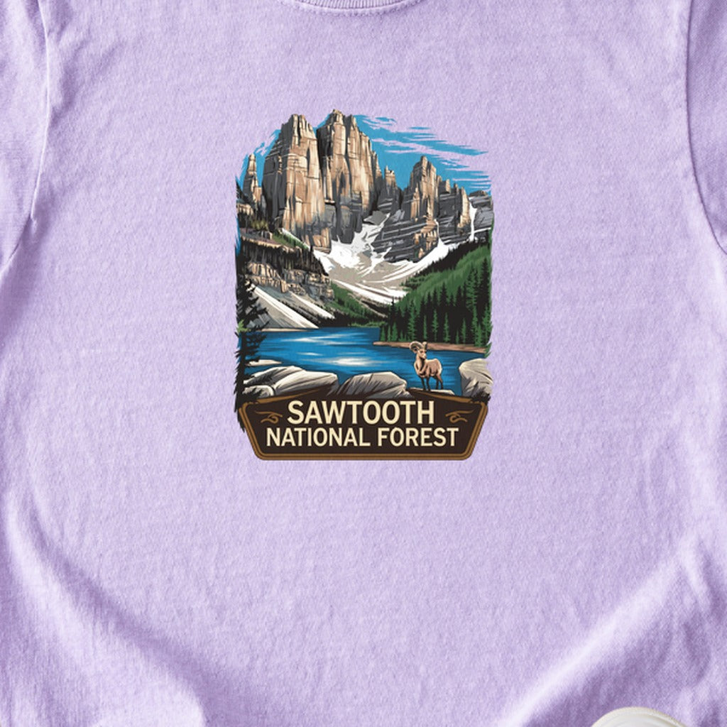 Sawtooth National Forest Kids Cotton T-Shirt