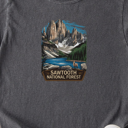 Sawtooth National Forest Kids Cotton T-Shirt