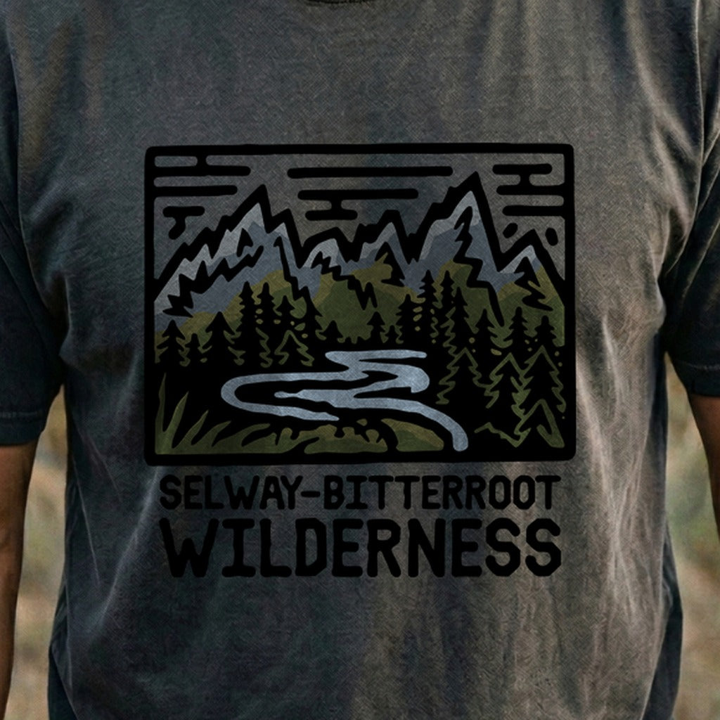 Selway-Bitterroot Wilderness Cotton T-Shirt