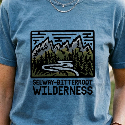 Selway-Bitterroot Wilderness Cotton T-Shirt