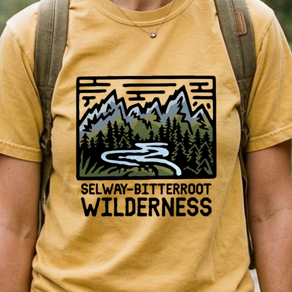 Selway-Bitterroot Wilderness Cotton T-Shirt