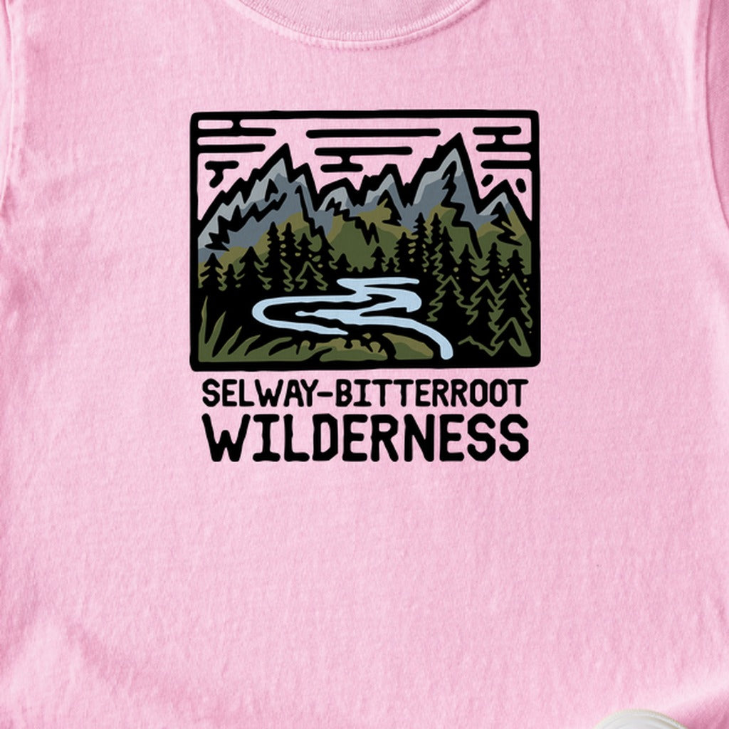 Selway-Bitterroot Wilderness Kids Cotton T-Shirt
