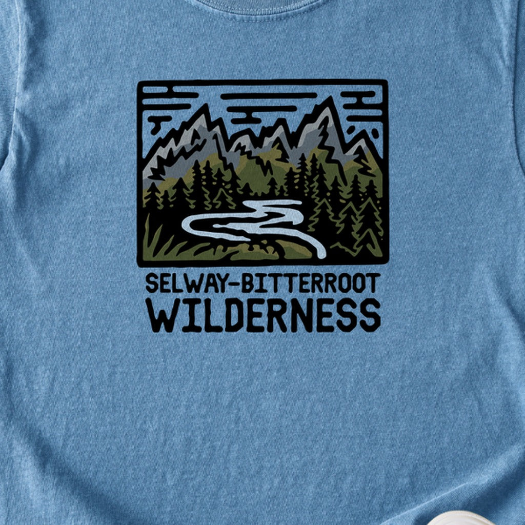 Selway-Bitterroot Wilderness Kids Cotton T-Shirt