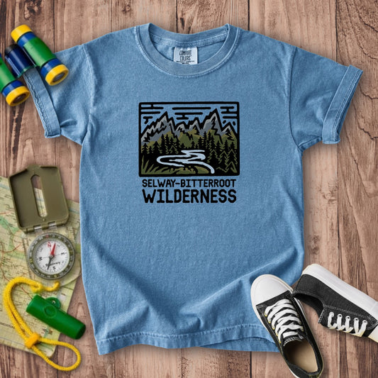Selway-Bitterroot Wilderness Kids Cotton T-Shirt