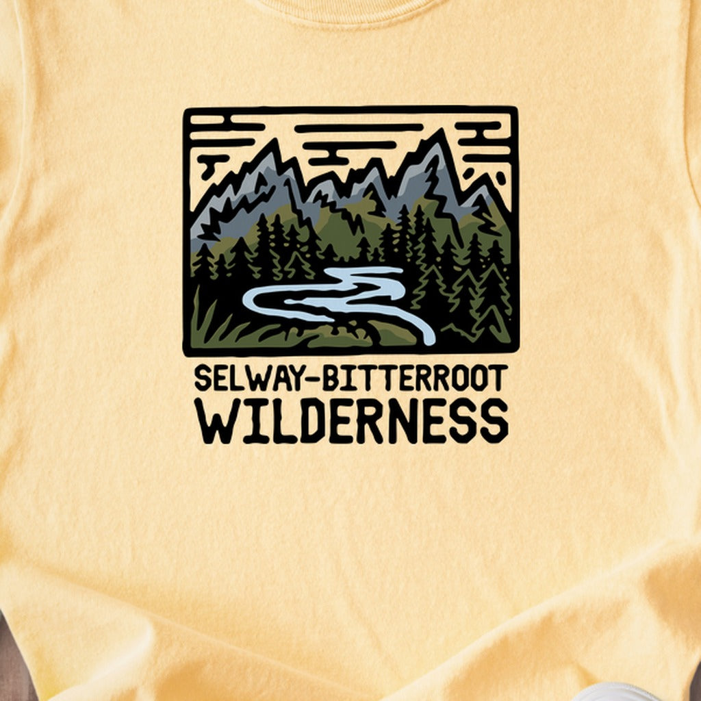 Selway-Bitterroot Wilderness Kids Cotton T-Shirt