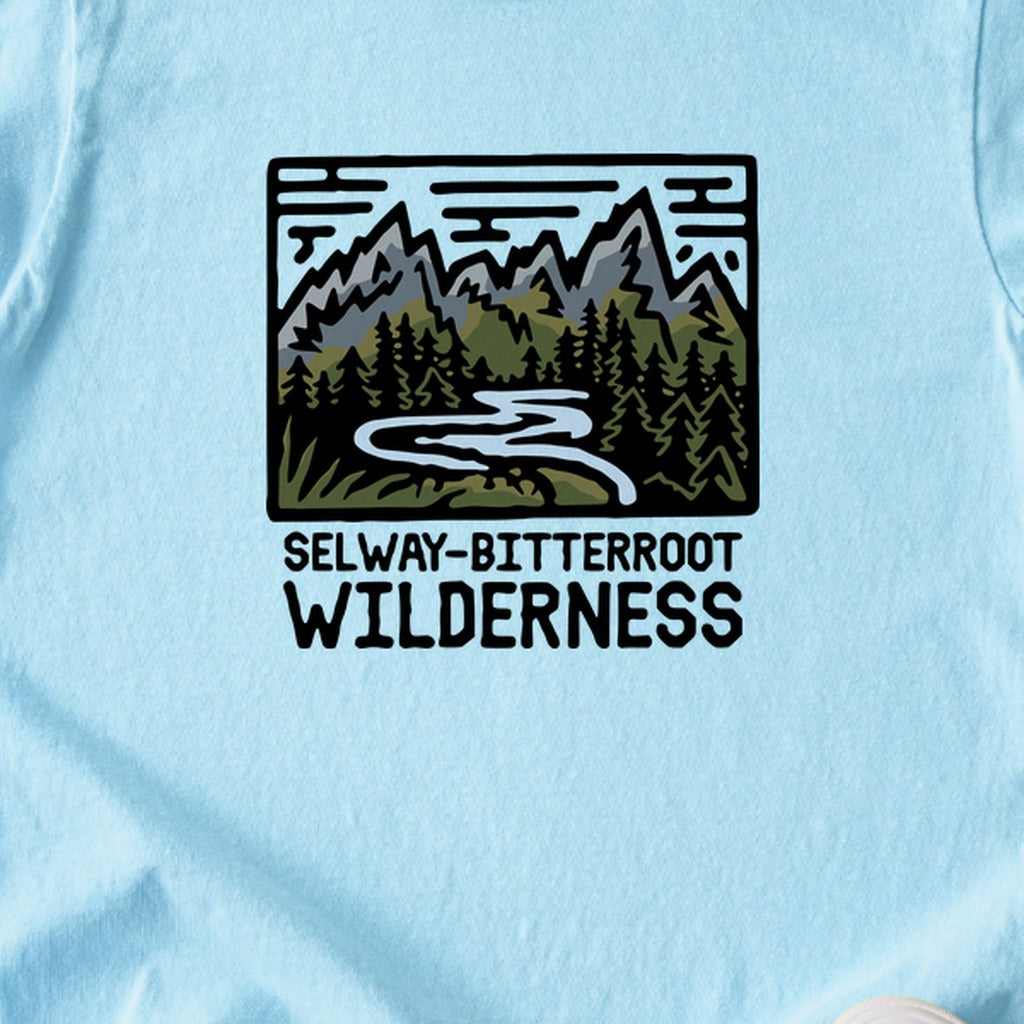Selway-Bitterroot Wilderness Kids Cotton T-Shirt