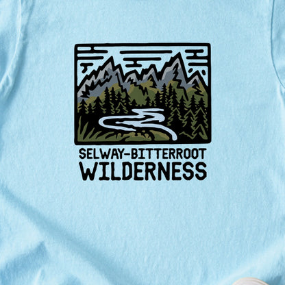 Selway-Bitterroot Wilderness Kids Cotton T-Shirt