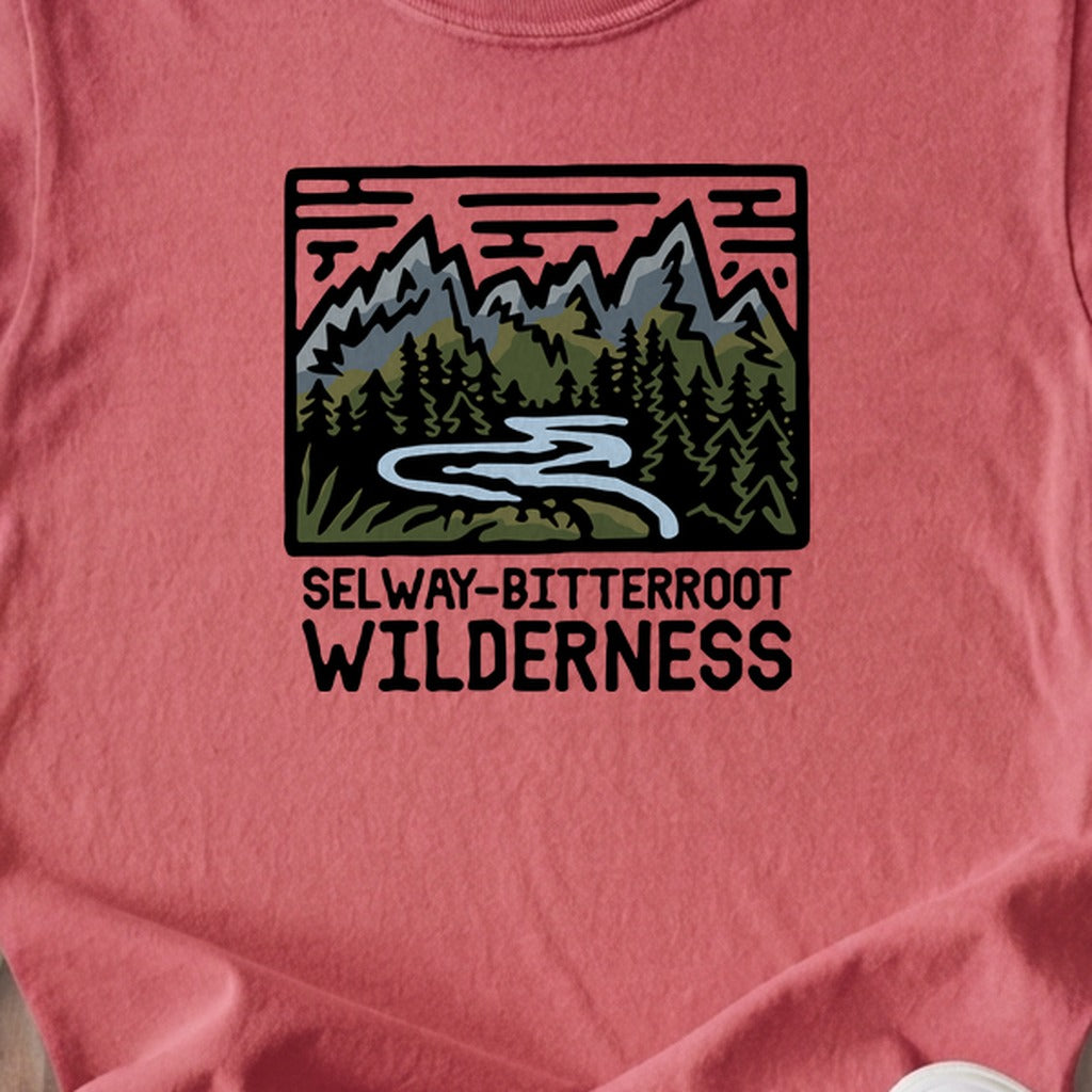 Selway-Bitterroot Wilderness Kids Cotton T-Shirt