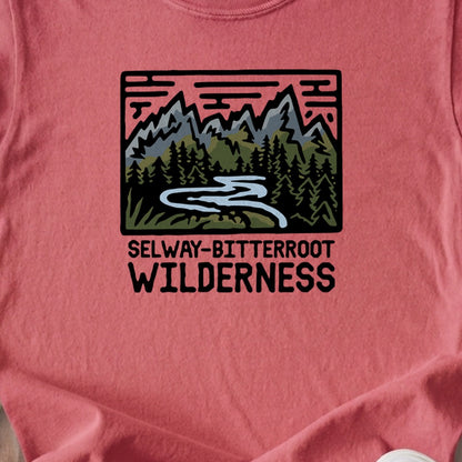 Selway-Bitterroot Wilderness Kids Cotton T-Shirt
