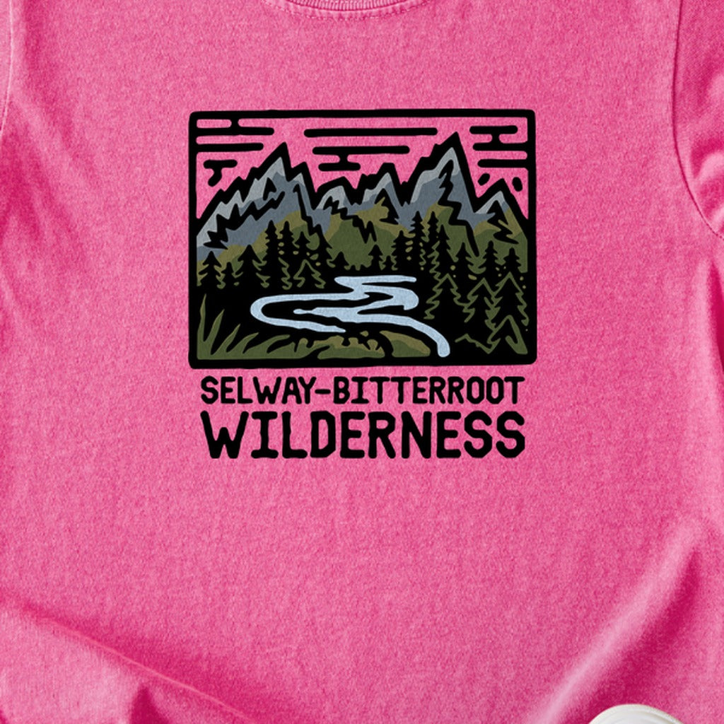 Selway-Bitterroot Wilderness Kids Cotton T-Shirt