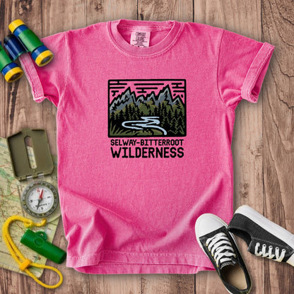 Selway-Bitterroot Wilderness Kids Cotton T-Shirt