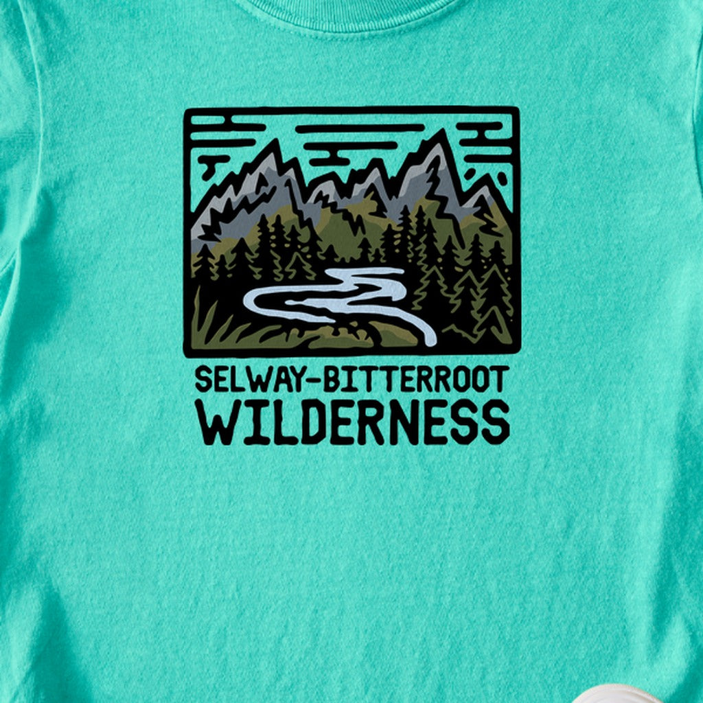Selway-Bitterroot Wilderness Kids Cotton T-Shirt