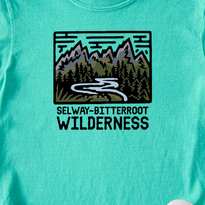 Selway-Bitterroot Wilderness Kids Cotton T-Shirt