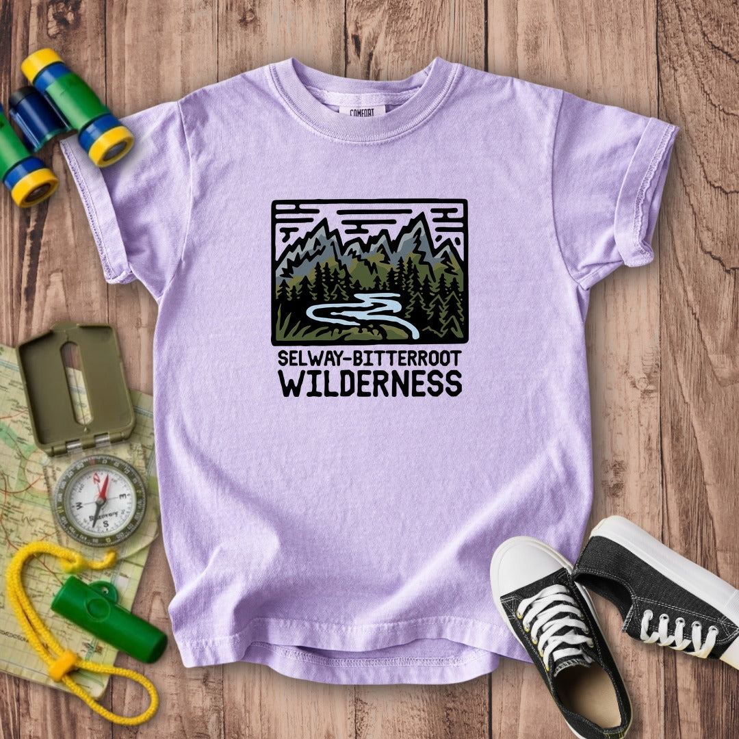 Selway-Bitterroot Wilderness Kids Cotton T-Shirt