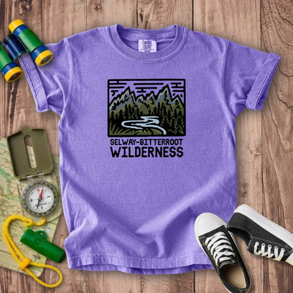 Selway-Bitterroot Wilderness Kids Cotton T-Shirt