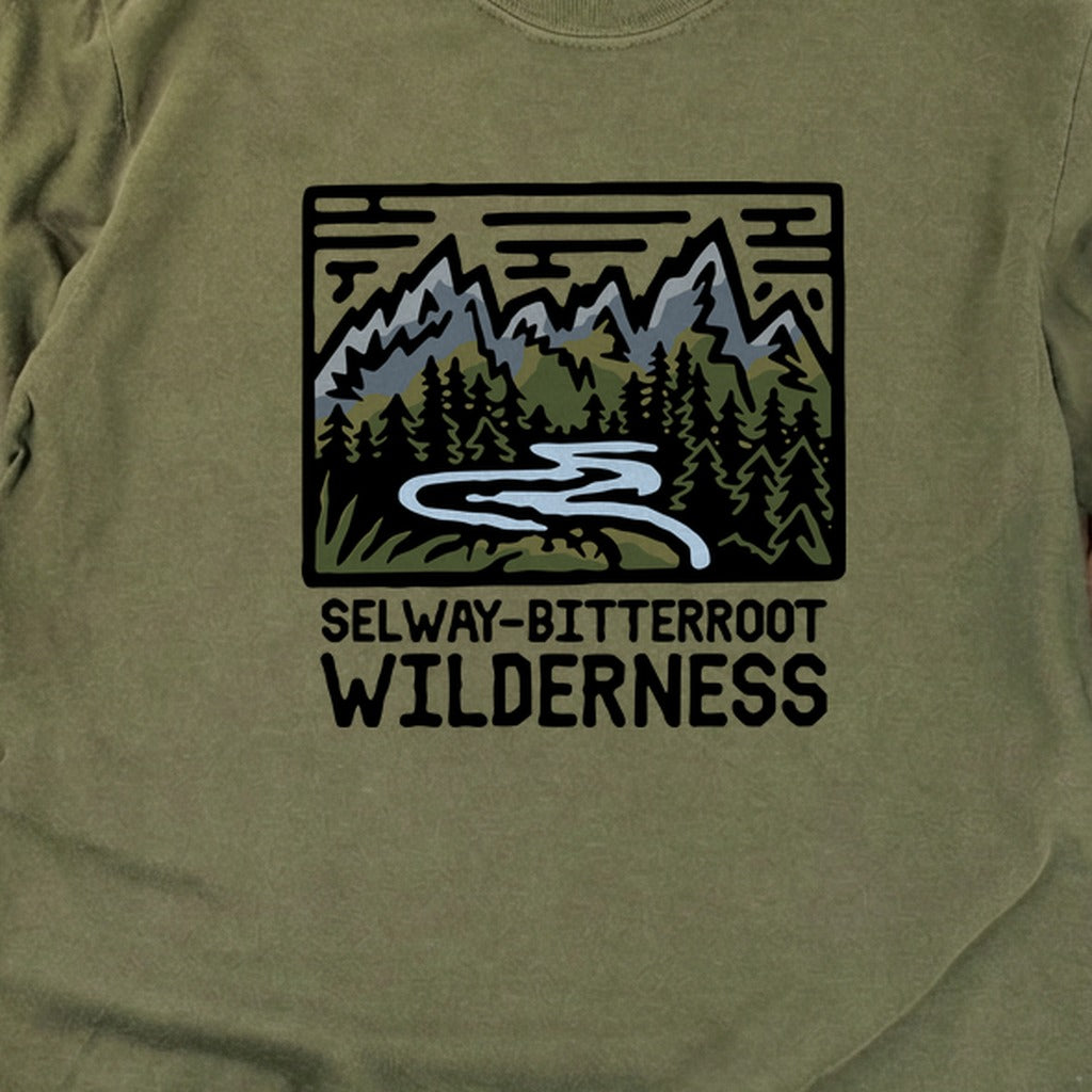 Selway-Bitterroot Wilderness Cotton Long Sleeve
