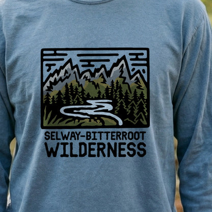 Selway-Bitterroot Wilderness Cotton Long Sleeve