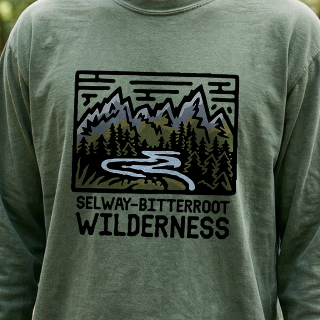 Selway-Bitterroot Wilderness Cotton Long Sleeve