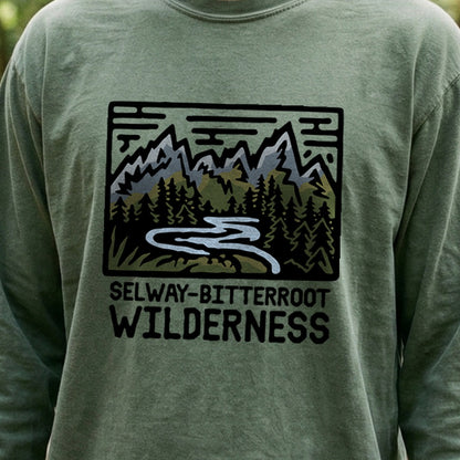 Selway-Bitterroot Wilderness Cotton Long Sleeve