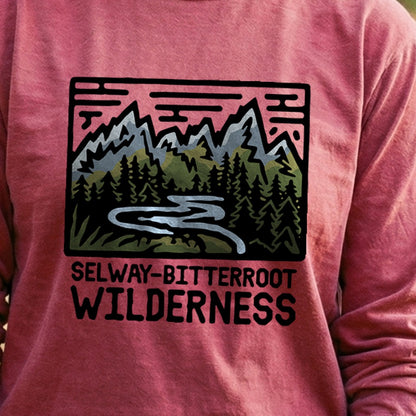 Selway-Bitterroot Wilderness Cotton Long Sleeve