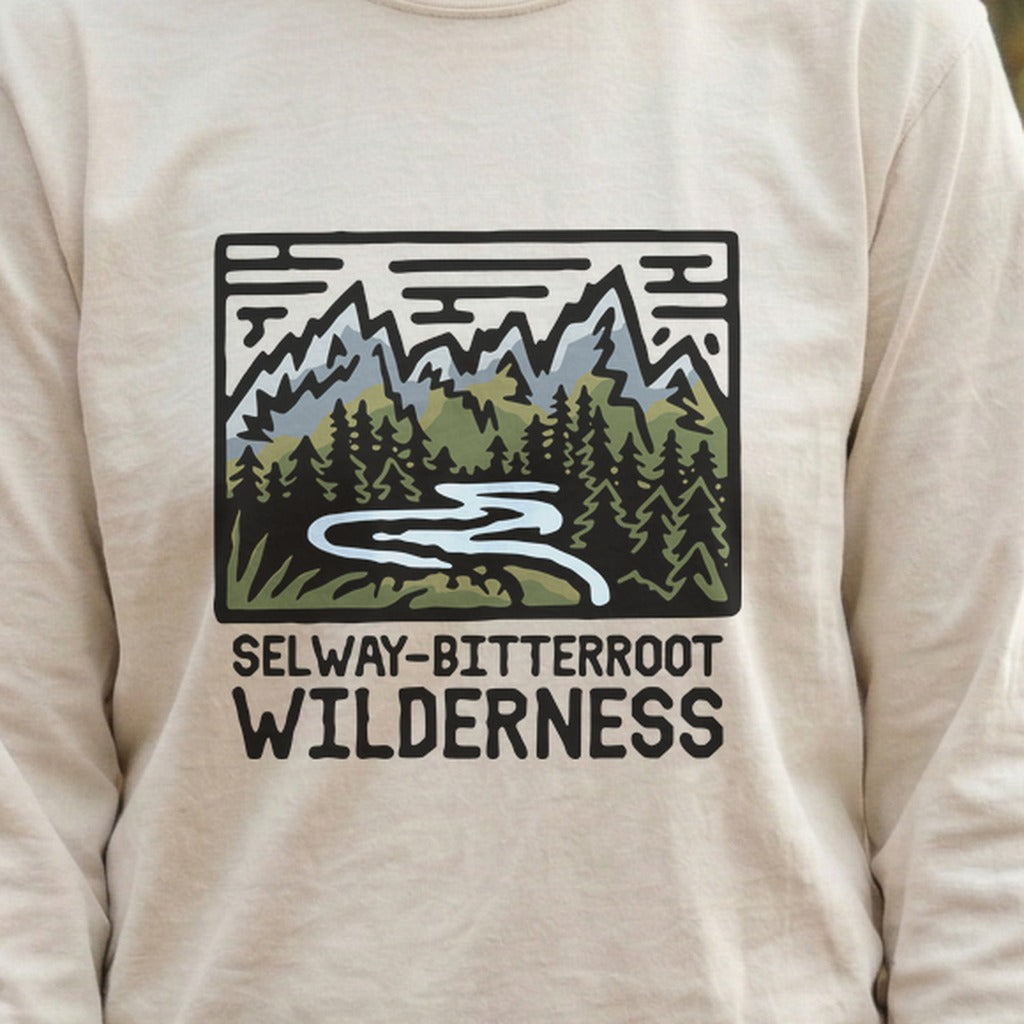 Selway-Bitterroot Wilderness Cotton Long Sleeve