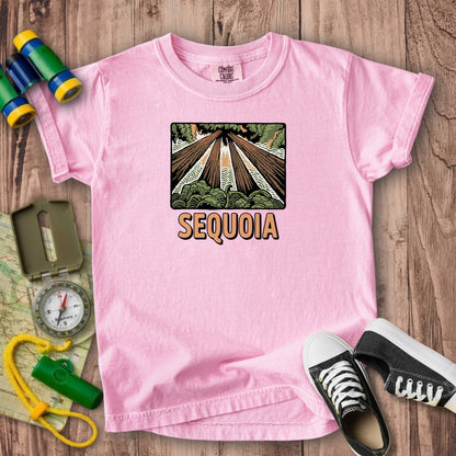 Sequoia National Park Kids Cotton T-Shirt