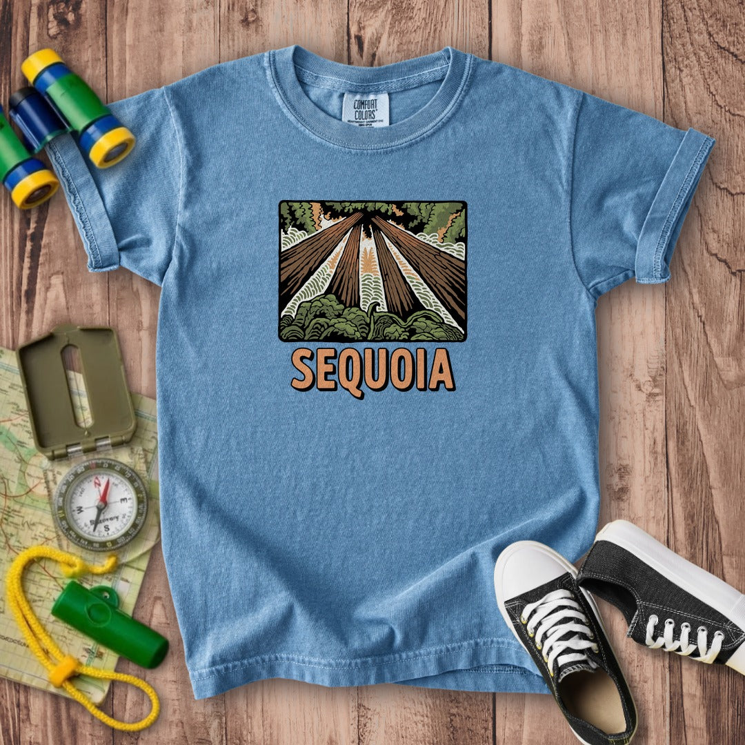 Sequoia National Park Kids Cotton T-Shirt