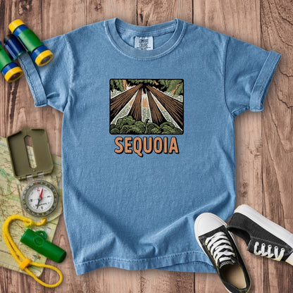 Sequoia National Park Kids Cotton T-Shirt