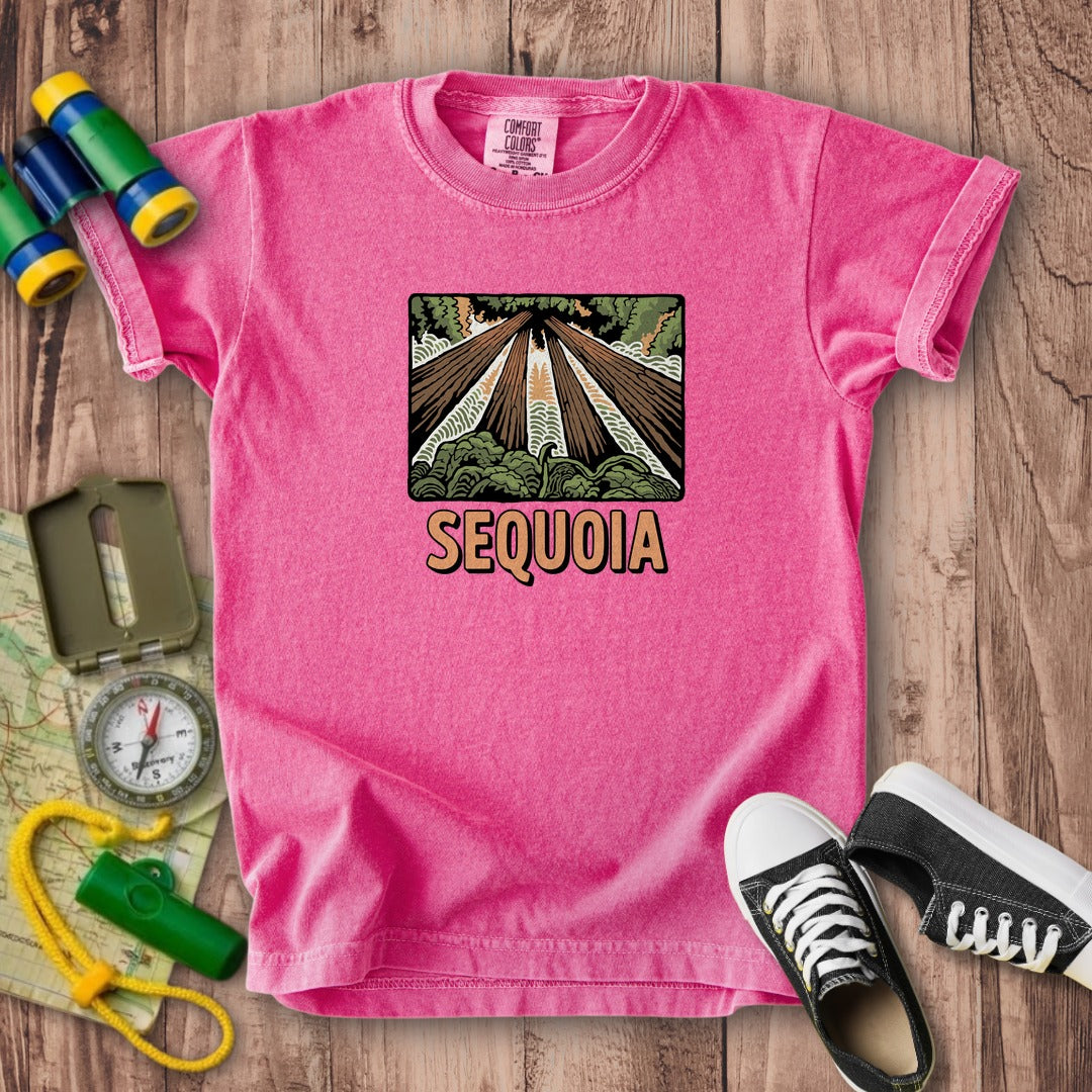 Sequoia National Park Kids Cotton T-Shirt