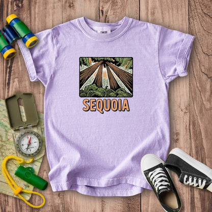 Sequoia National Park Kids Cotton T-Shirt