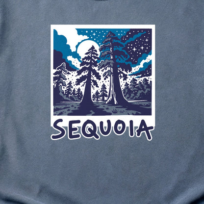 Sequoia at Night Cotton T-Shirt