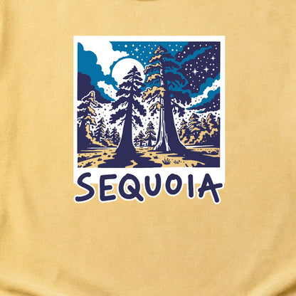 Sequoia at Night Cotton T-Shirt