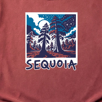Sequoia at Night Cotton T-Shirt