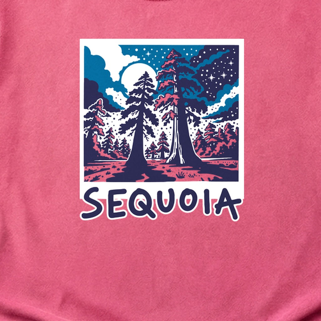 Sequoia at Night Cotton T-Shirt