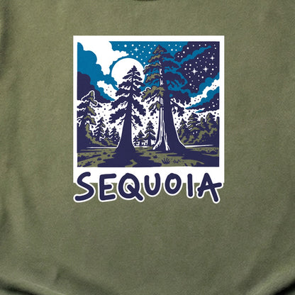 Sequoia at Night Cotton T-Shirt