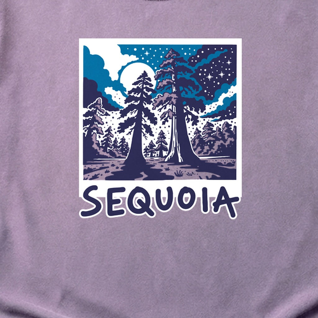 Sequoia at Night Cotton T-Shirt