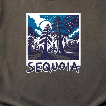 Sequoia at Night Cotton T-Shirt