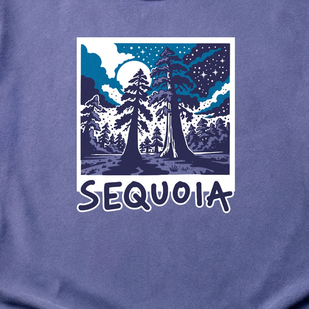Sequoia at Night Cotton T-Shirt