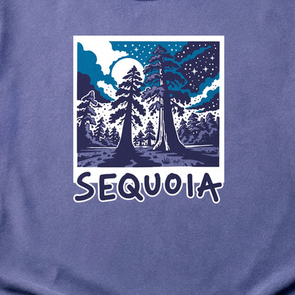 Sequoia at Night Cotton T-Shirt