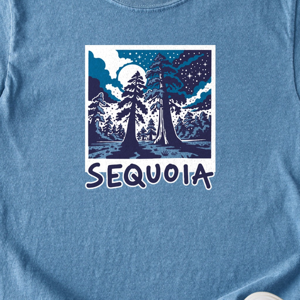 Sequoia at Night Kids Cotton T-Shirt