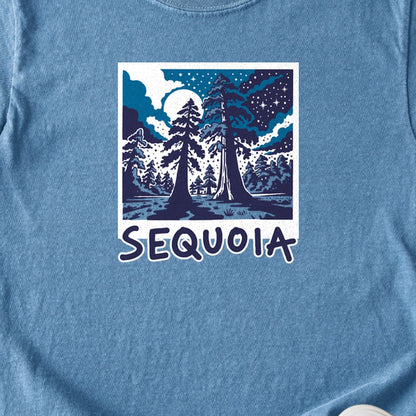Sequoia at Night Kids Cotton T-Shirt