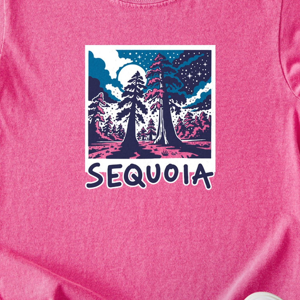 Sequoia at Night Kids Cotton T-Shirt