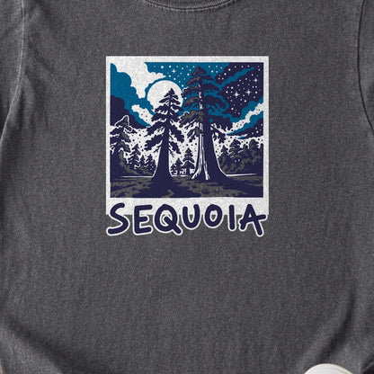 Sequoia at Night Kids Cotton T-Shirt