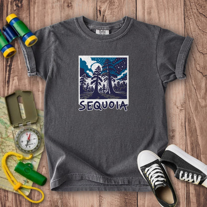 Sequoia at Night Kids Cotton T-Shirt