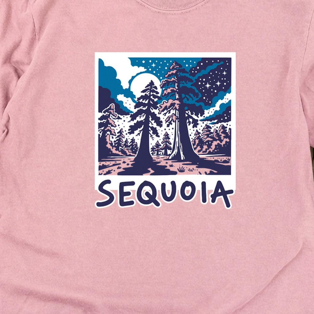 Sequoia at Night Cotton Long Sleeve