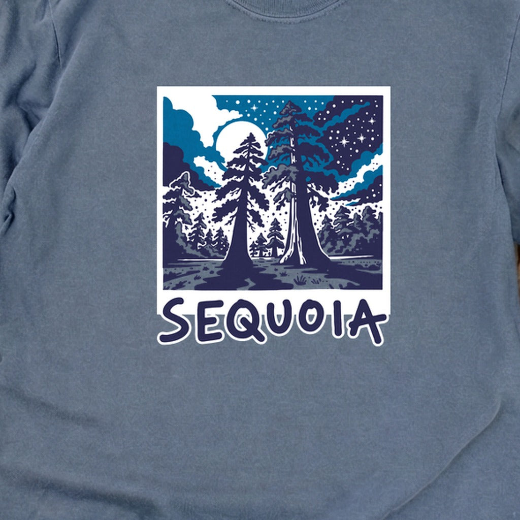Sequoia at Night Cotton Long Sleeve